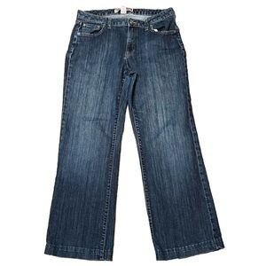 GAP Essential Fit Denim Blue Jeans Women’s Sz 12 Long